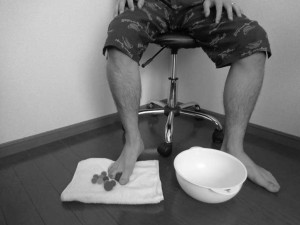 ボール把持練習／足趾トレーニング