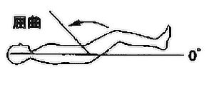 股関節屈曲の関節可動域（参考値）